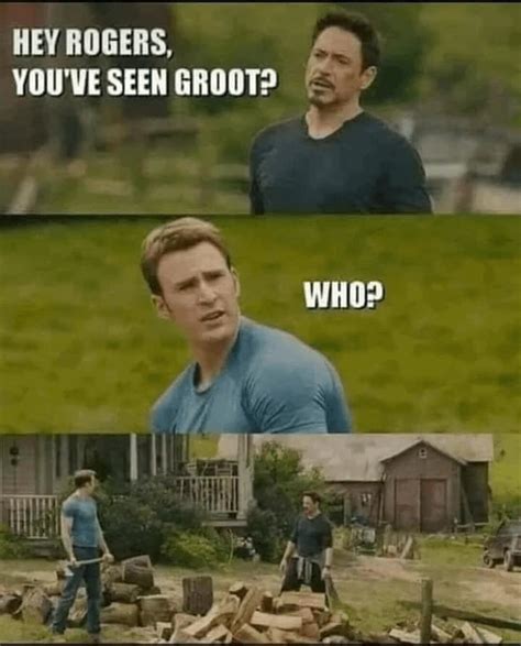 Groot ? : r/marvelmemes