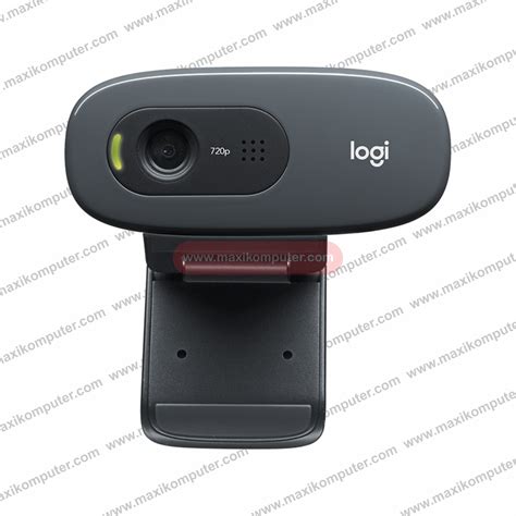 Webcam Logitech C270 HD 720P 30FPS Auto Light Correction Fixed Focus ...