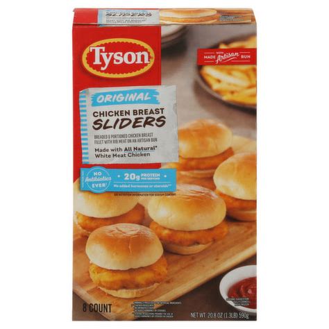 Tyson Sliders Chicken Breast Original Smart Final