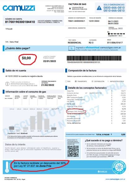 Cómo hago para ver mi factura de gas Camuzzi Actualizado 2025