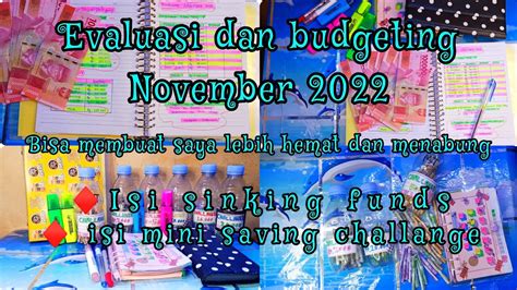 Evaluasi Dan Budgeting November Lebih Hemat Dan Bisa Menabung