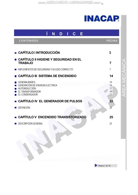 Manual Sistema Encendido Inyeccion Electronica Descripcion