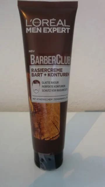 L Or Al Men Expert Barber Club Rasiercreme Bart Konturen Ml Neu