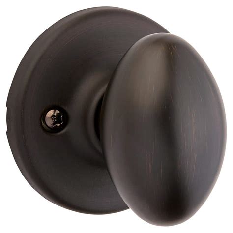 Kwikset Aliso Venetian Bronze Passage Hallcloset Door Knob