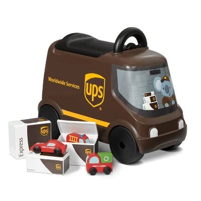 Radio Flyer Ups Delivery Truck Ride-on : Target