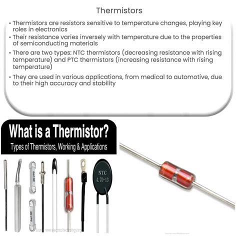 Thermistors How It Works Application Advantages