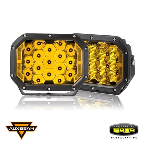 Faros Led De X W Lm Modos Luz Ambar Con Drl Auxbeam