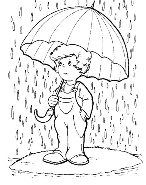 Dibujo De Lluvia Para Colorear Dibujos Para Colorear Imprimir Gratis