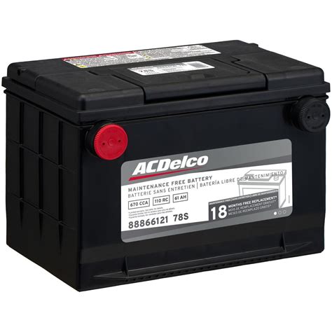 ACDelco Advantage Battery BCI Group Size 78 670 CCA 78S