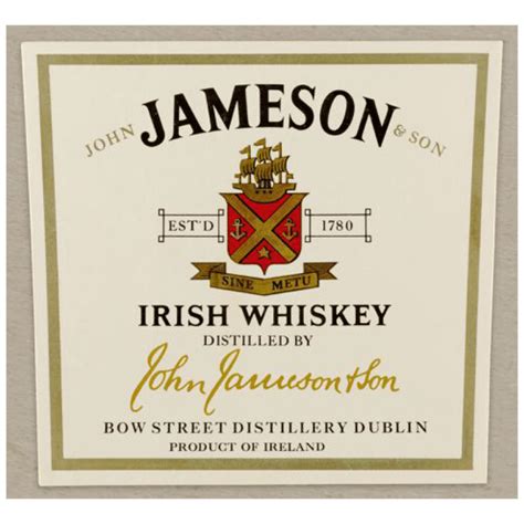 Jameson Irish Whiskey History Jameson Irish Whiskey