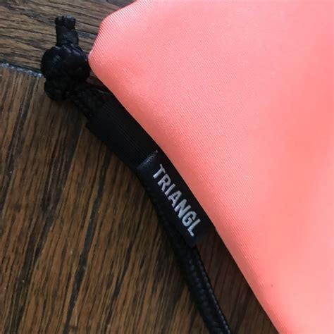 Triangl Swim Coral Bikini Worn1x Sm Top Bottom Gem