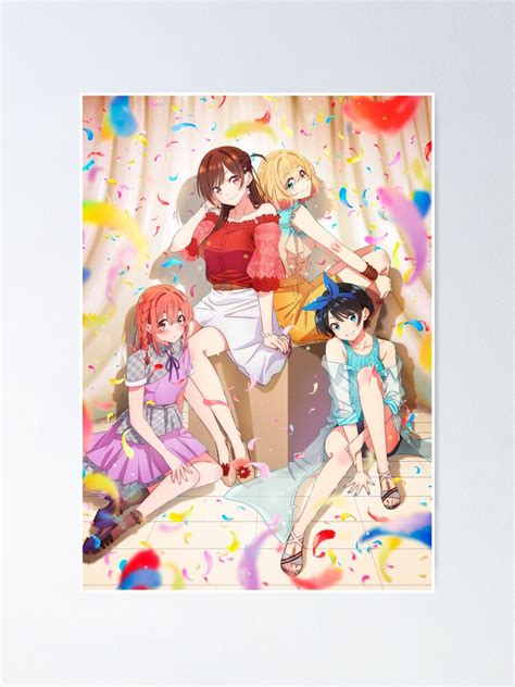 4K Cute Ruka Sumi Chizuru Mami Rent A Girlfriend Lewd Sexy Hentai Ecchi Girls Yuri KO Poster