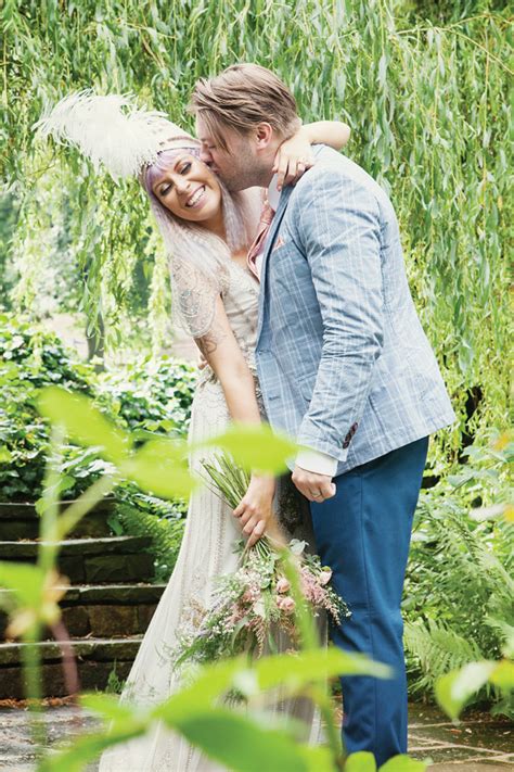 Lilac Love: Becca + Tom Tie The Knot in Style | OneFabDay.com