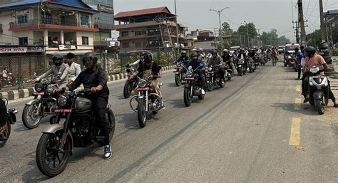 प्रोस्टेट क्यान्सर र मानसिक स्वास्थ्य सम्बन्धी सचेतनाका लागि मोटरसाइकल