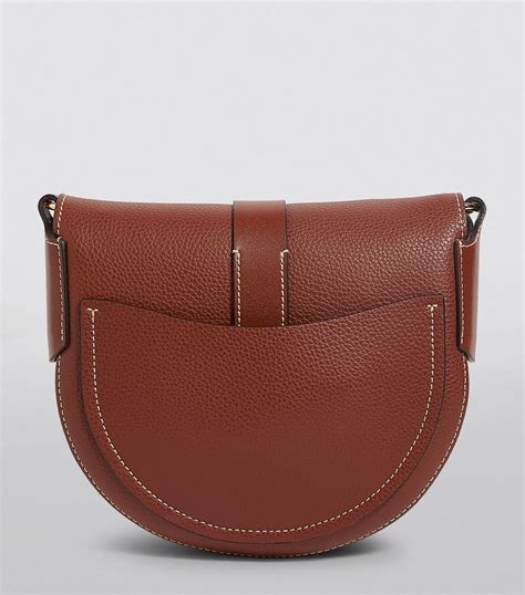 Chlo Brown Small Leather Darryl Saddle Bag Harrods Uk