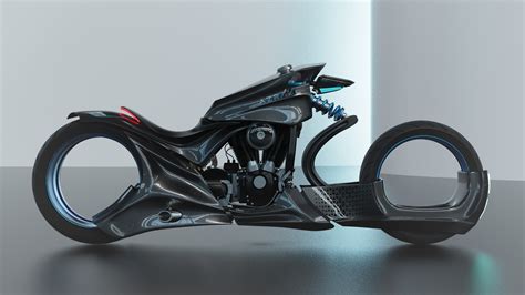 Real Futuristic Motorcycle