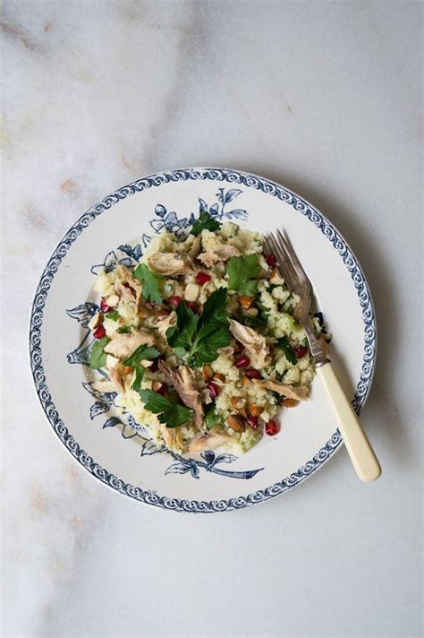 Kookmeisje Couscous Van Bloemkool Met Makreelfilets Kookmeisje