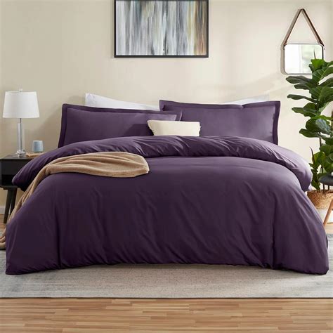 Amazon Nestl Purple Duvet Cover King Size Soft King Duvet Cover