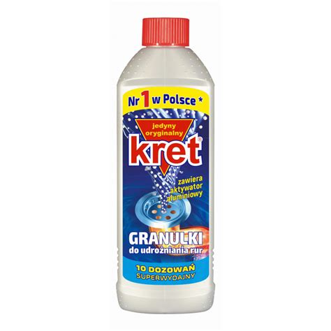 KRET Granulki Do Udrozniania Rur 400g Drain Opener Clog Remover