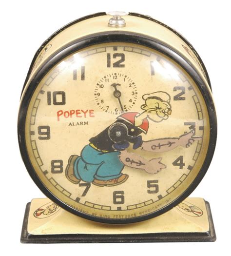 Hake S POPEYE CHARACTERS ALARM CLOCK