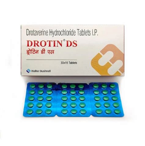 Drotaverine Hydrochloride Tablets Drotin Ds Mg At Best Price In