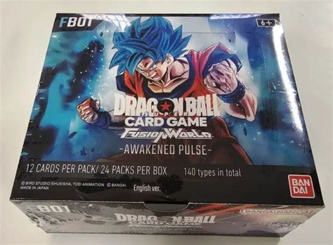 DRAGON BALL SUPER Fusion World Awakened Pulse FB 01 Booster Box