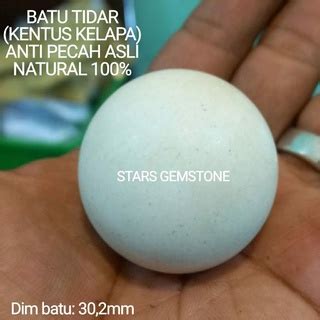 Jual BATU TIDAR KENTUS KELAPA ANTI PECAH ASLI NATURAL 100 Shopee