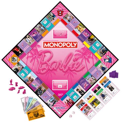 Ripley Juego De Mesa Hasbro Gaming Barbie Monopoly