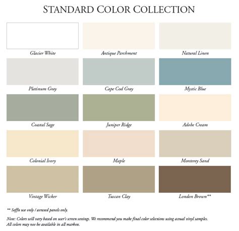 green vinyl siding color chart - Cathie Salcido