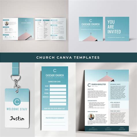 Church Template Bundle Church Bulletin Church Welcome Sign Church ...