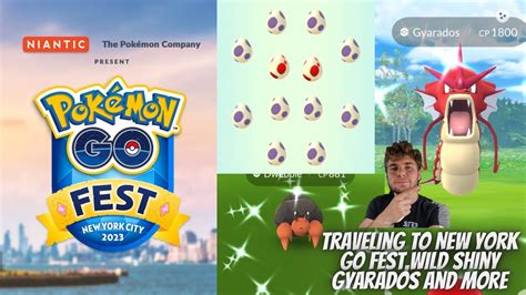 Traveling To Pokemon Go Fest New York Wild Shiny Gyarados And More In