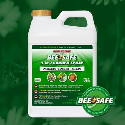 Organocide® BEE SAFE 3-in-1 Garden Spray | Organic Labs®