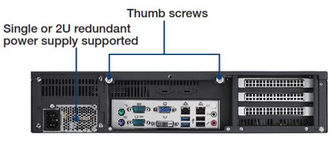 ADVANTECH ACP 2020 2U Rackmount Short Depth Chassis For ATX And UATX