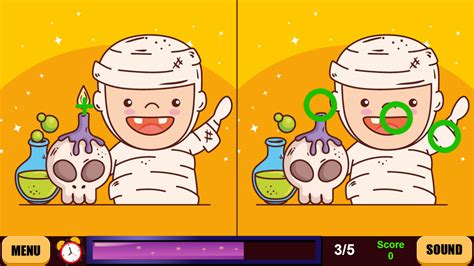 Play Halloween Spot The Differences Game Free Online Halloween Find