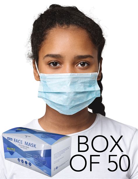 3 Ply Disposable Face Mask Box Of 50 106100 Box50 05839 Lovers Lane