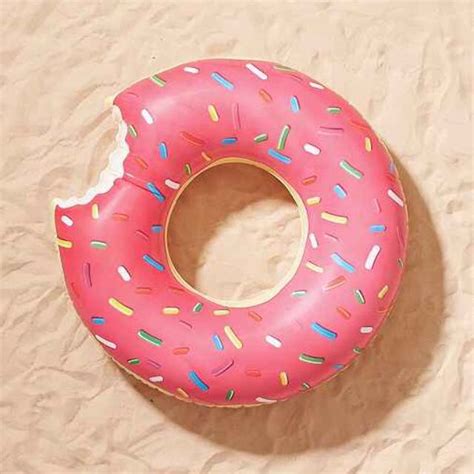 Giant Frosted Donut Pool Float, Women's Fashion, Watches & Accessories ...