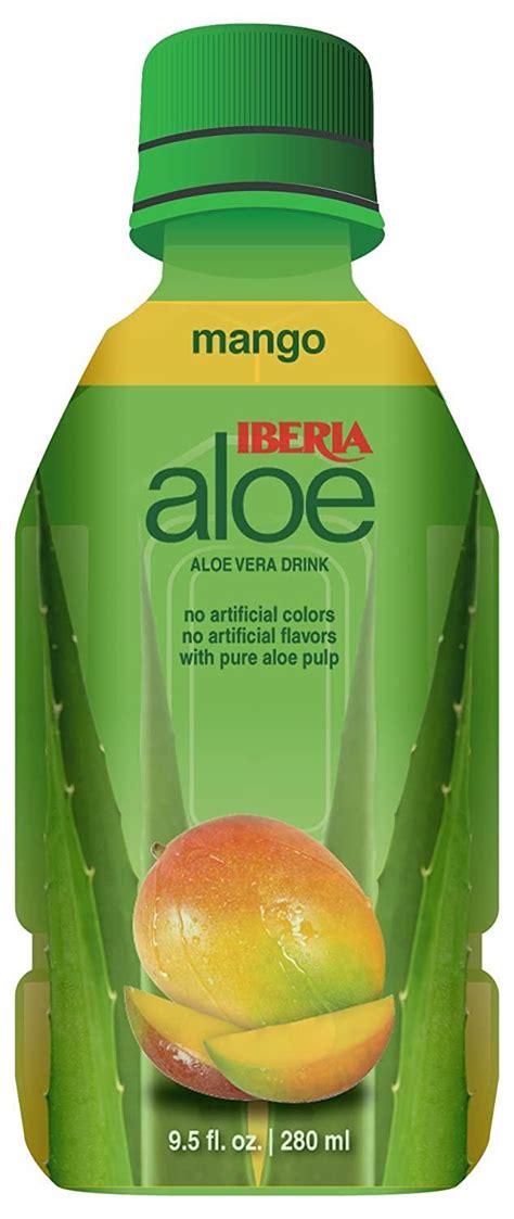 Iberia Aloe Vera Juice Drink Mango Fl Oz Pack Of Natural Aloe