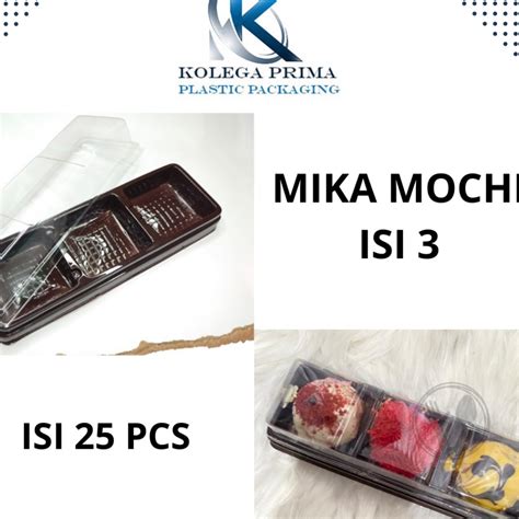 jual mika mochi isi  mika moon crispy mika mooncake murah isi pcs