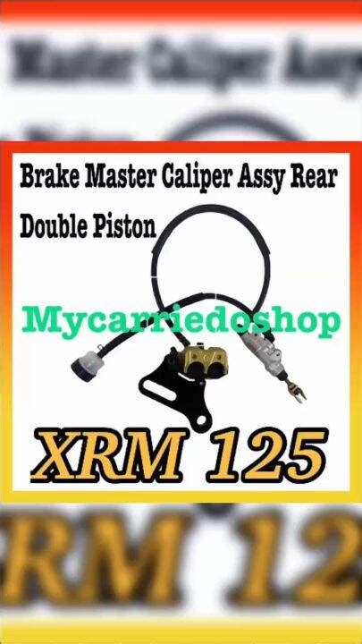 Motorcycle Brake Master Caliper Assy Rear Double Piston Set For Xrm125 Convertion Lazada Ph