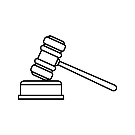 Lawyer gavel law firm icons 26730809 Vector Art at Vecteezy