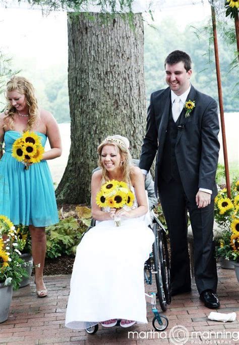 Paralyzed Bride Gives Inspiring Advice On Staying Strong Bride Wheelchair Wedding Future Wedding