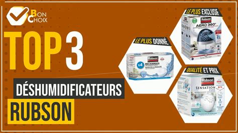 Déshumidificateurs Rubson Top 3 BonChoix YouTube