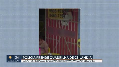 Vídeo Polícia Prende Integrantes De Quadrilha Que Assustava Ceilândia