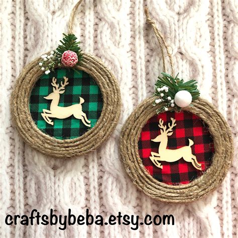 20+ Rustic Deer Christmas Ornaments