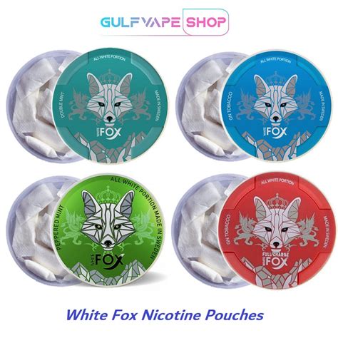 BEST WHITE FOX NICOTINE POUCHES IN DUBAI UAE