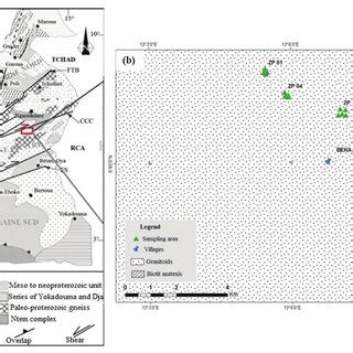 (a) Simplified geological map showing the Pan-African chain from ...