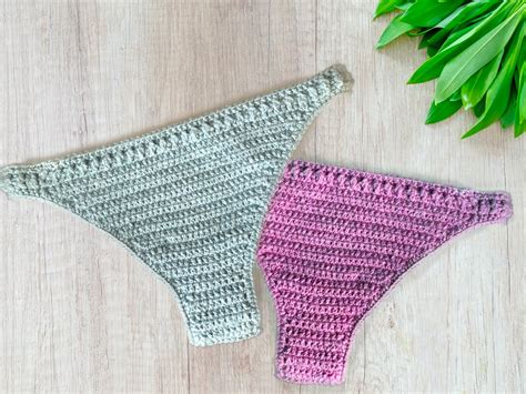 Crochet Bikini Bottom PDF Pattern Hanna Cheeky Crochet Bikini Bottom