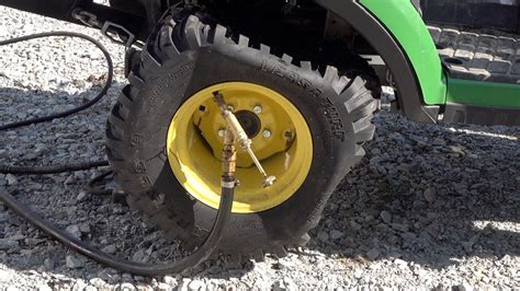 Optimal Tire Ballast How To Add Rim Guard To Compact Tractors YouTube