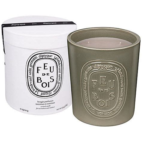 Diptyque Large Indoor Outdoor Feu De Bois Scented Candle 1500g