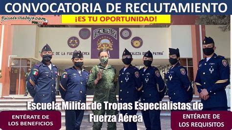 Convocatoria Escuela Militar De Especialistas De La Fuerza A Rea